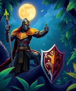 Jungle Knight Paint Numbers