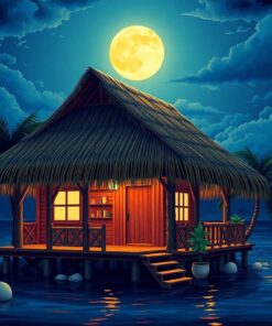 Thatch Cabin Paint Numbers