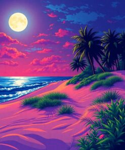 Coastal Dunes Paint Numbers