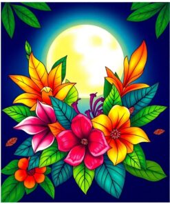 Floral Ring Paint Numbers