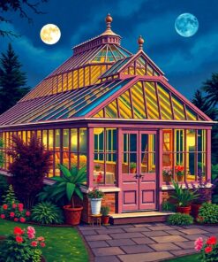 Victorian Glasshouse Paint Numbers