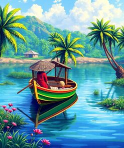 Farm Boat Paint Numbers