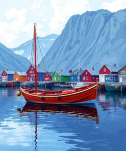 Village Skiff Paint Numbers