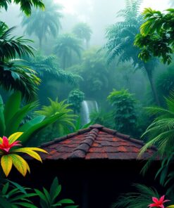 Jungle Roof Paint Numbers