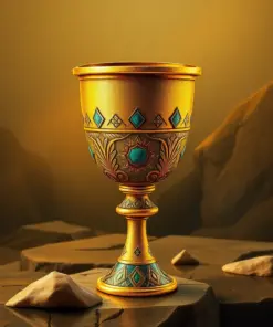 Morning Oasis Gilded Goblet Paint By Numbers