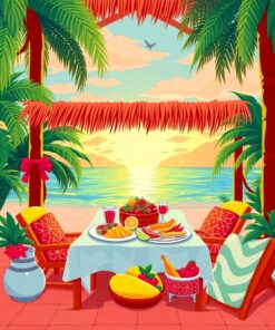 Cabana Feast Paint Numbers