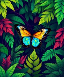 Jungle Ferns Paint Numbers