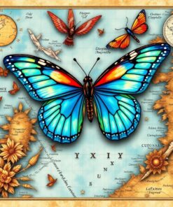 Morphos On Antique Cartography Paint By Numbers