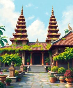 Temple Smiles Paint Numbers