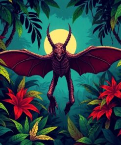 Tropical Vines Paint Numbers