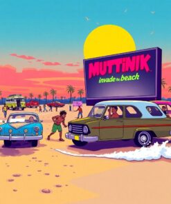 Invade Beach Paint Numbers