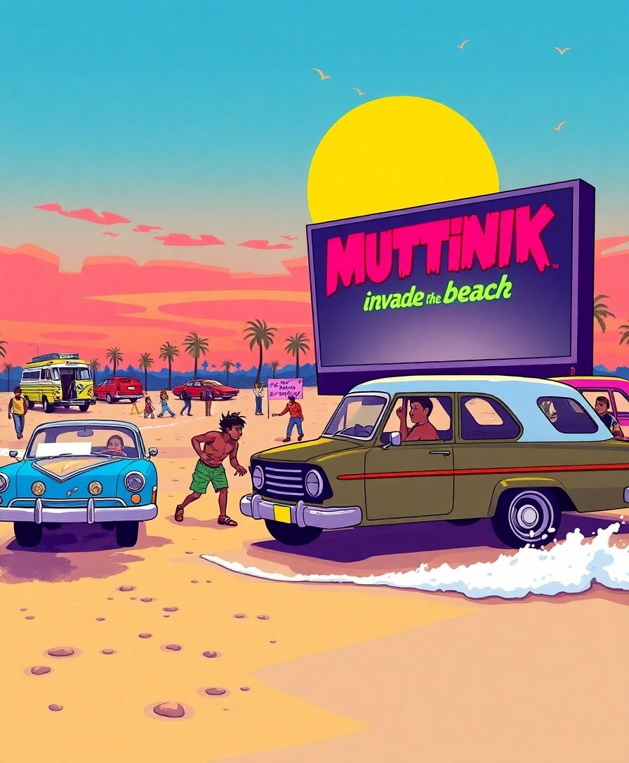 Invade Beach Paint Numbers Invade Beach Paint Numbers