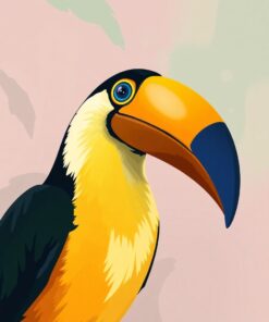 Toucan Profile Paint Numbers