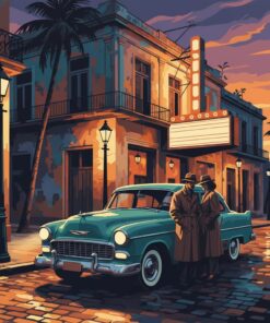 Mystery In Realistic Cuba Paint By Numbers
