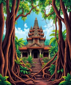 Temple Roots Paint Numbers