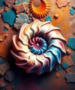 Nautilus Shell paint by numbers