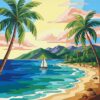 Navigating Realistic Tropic Seas Paint By Numbers
