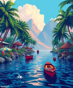 Scifi Waterways Paint Numbers