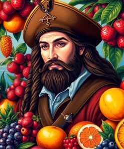 Tropical Fruits Paint Numbers