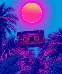 Amidst Palms Paint Numbers