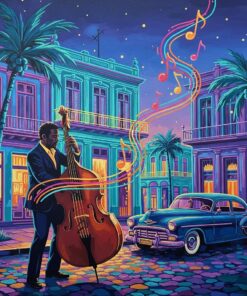 Neon Havana Bass Notes Paint By Numbers
