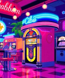 Diner Nights Paint Numbers