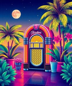 Tropical Oasis Paint Numbers