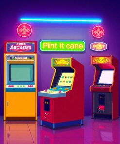 Realistic Arcades Paint Numbers