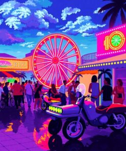 Wheels Rio Paint Numbers