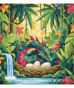 Nesting Drake Tropical Canopy Paint By Numbers