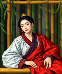 Resting Bamboo Paint Numbers