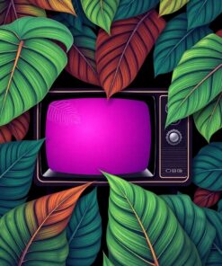 Tropical Leaves Paint Numbers