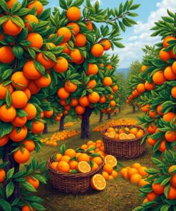 Orange Harvest Paint Numbers