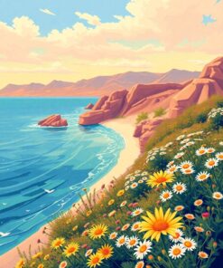 Daisy Shoreline Paint Numbers