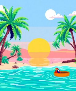 Bit Tropics Paint Numbers