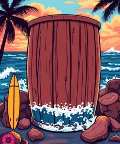 Ocean Barrel Paint Numbers