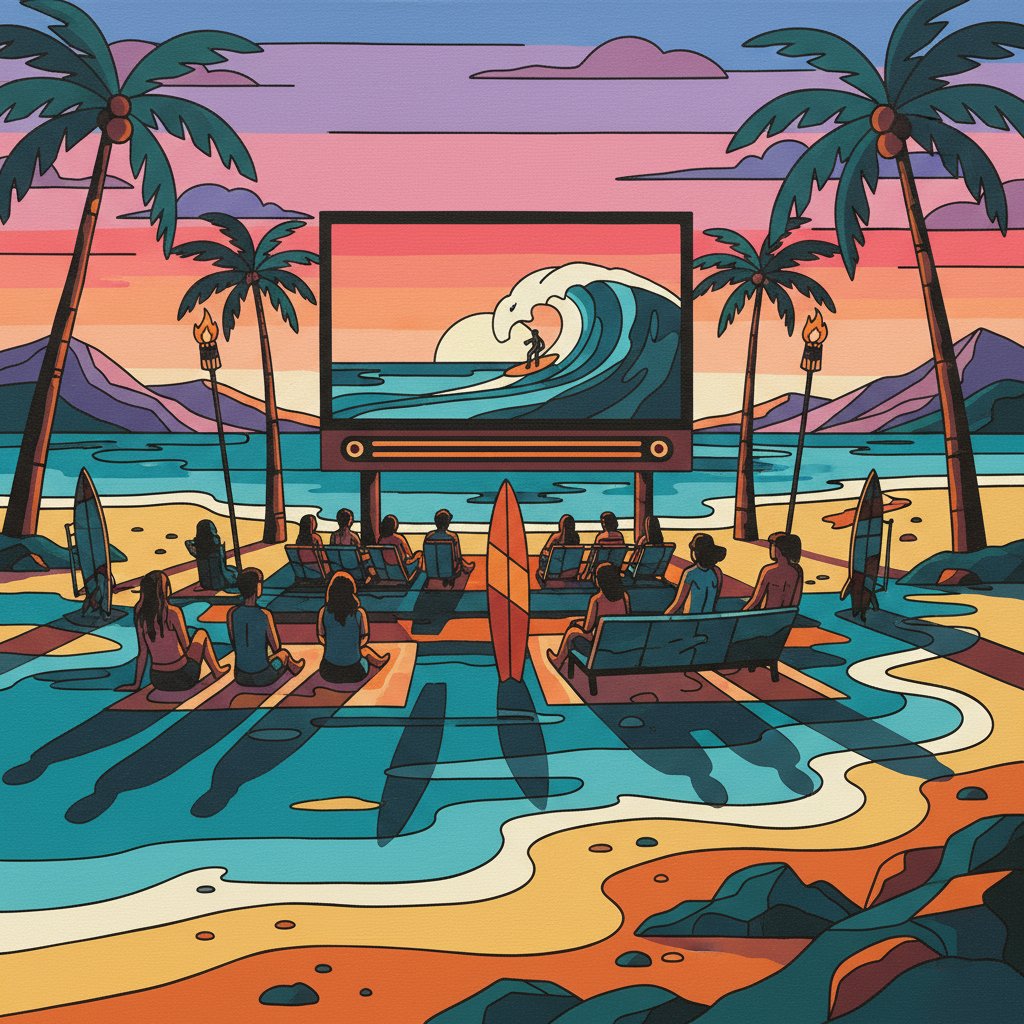 nostalgic-summer-surf-theater-paint-by-numbers-kit