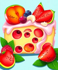 Fruit Cake Paint Numbers