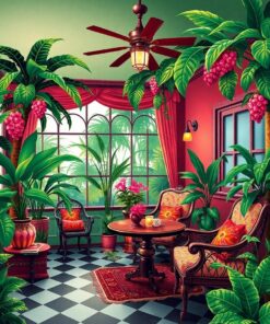 Parlor Scene Paint Numbers