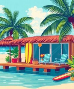 Surf Retreat Paint Numbers