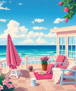 Ocean Retreat Paint Numbers