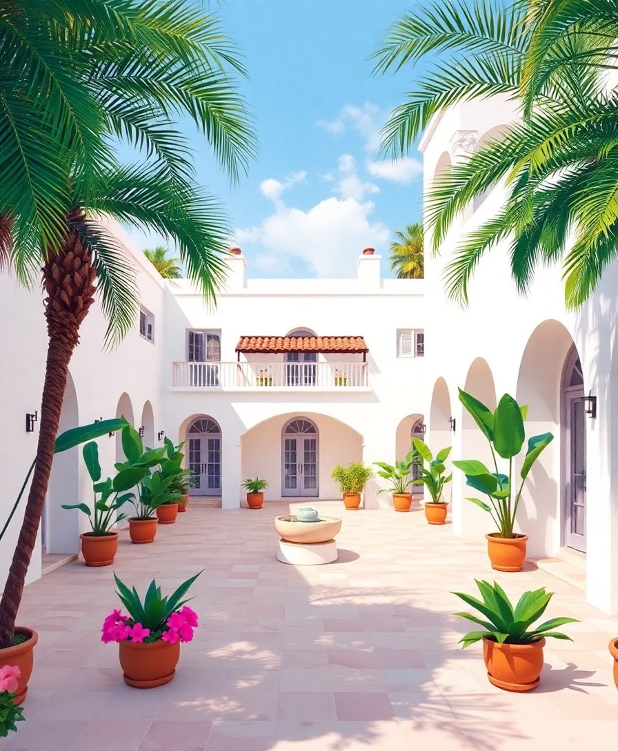 Courtyard Oasis Paint Numbers Courtyard Oasis Paint Numbers