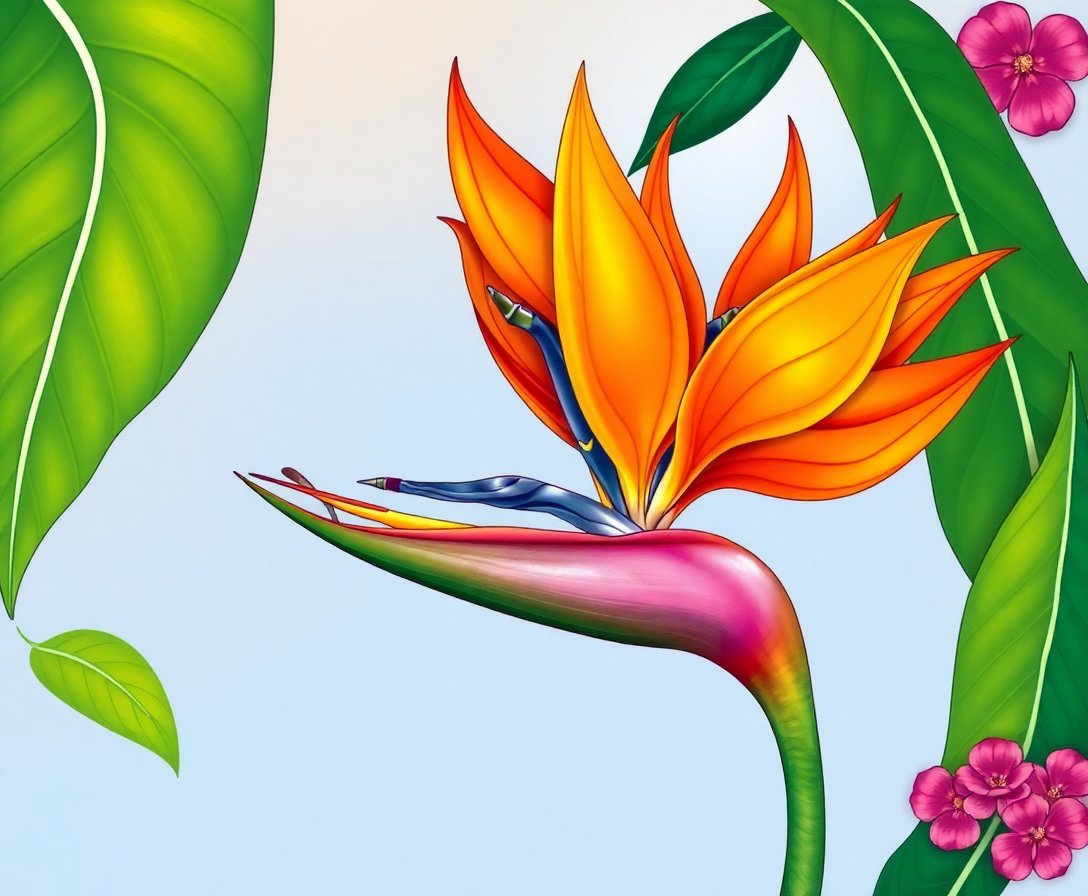 nouveau-bird-of-paradise-paint-by-numbers-art-nouveau-kit