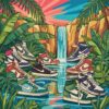 Oasis Of Retro Kicks Paint By Numbers
