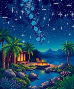 Midnight Stars Paint Numbers