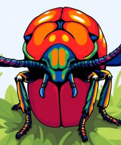 Observing The Goliath Beetle Paint By Numbers