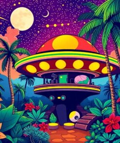 Observing The Tropical Saucer Paint By Numbers