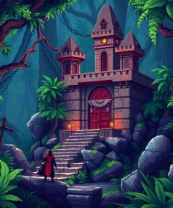 Jungle Stronghold Paint Numbers