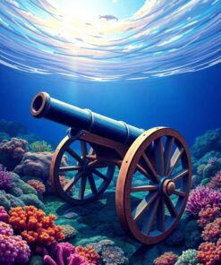 Antique Cannon Paint Numbers