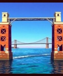 Ocean Horizon Bridge Span Paint By Numbers